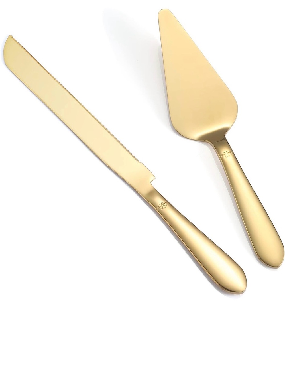 Wedding Cake Set (Gold Cake Knife and Server Set)